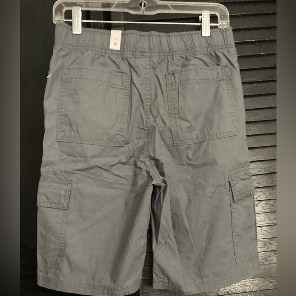 The Children's Place Gray boys Shorts Adjustable Size 14 and Adidas tshirt Sz 14 - Picture 4 of 11